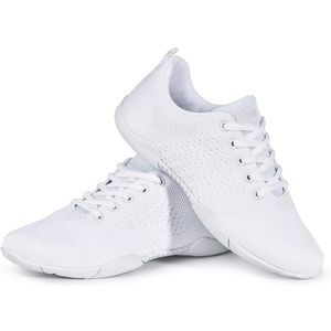 CADIDL Cheer Shoes Women White Cheerleading Dance Shoes
